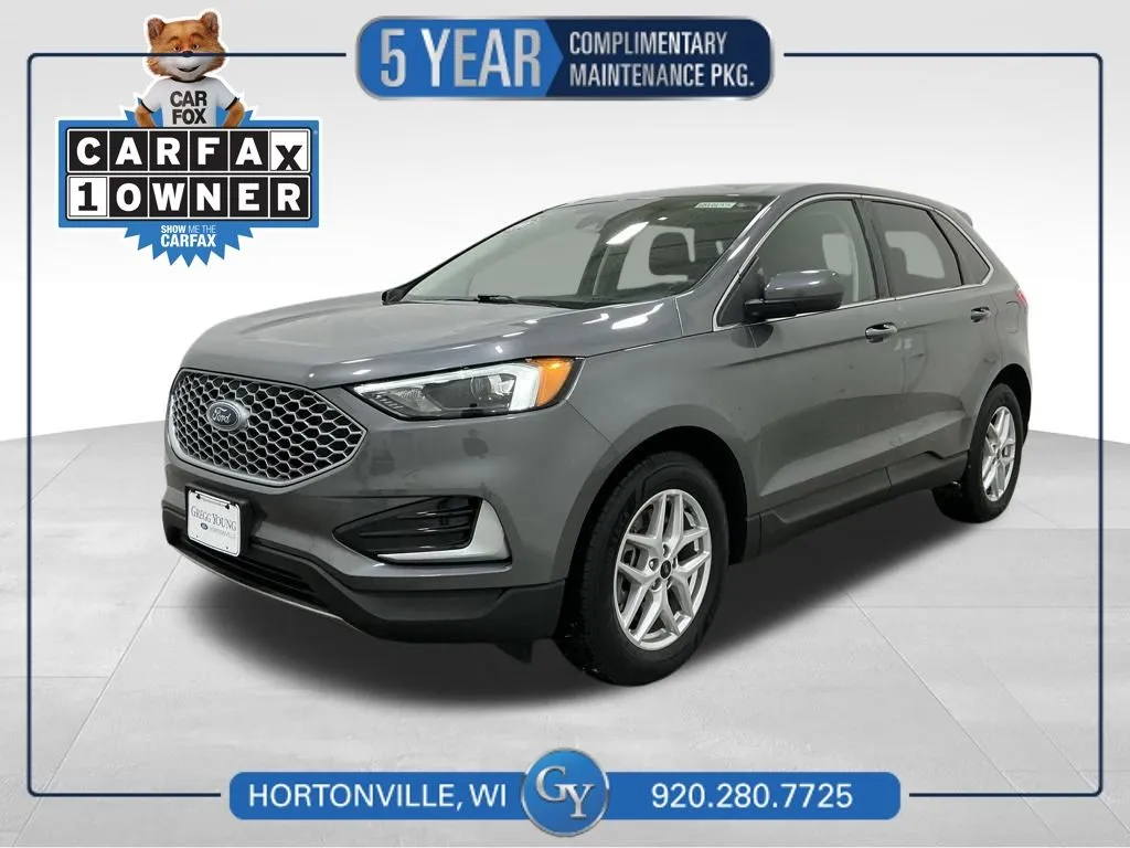 Gray 2023 Ford Edge SEL for sale in Hortonville, WI