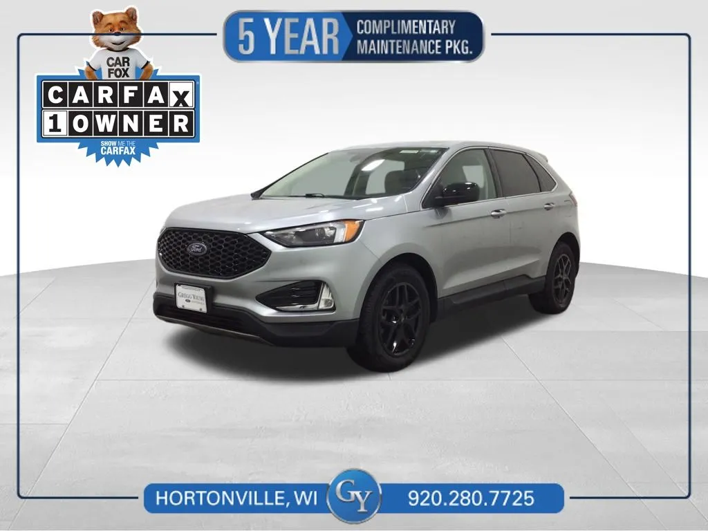 Silver 2024 Ford Edge SEL for sale in Hortonville, WI