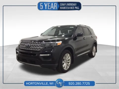 Black 2022 Ford Explorer Limited for sale in Hortonville, WI