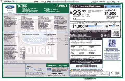 Photos of 2023 Ford F-150 Platinum for sale in Hortonville, WI at Gregg Young Hortonville Ford