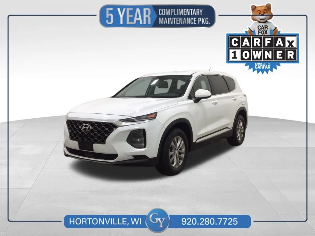 White 2020 Hyundai Santa Fe SE for sale in Hortonville, WI