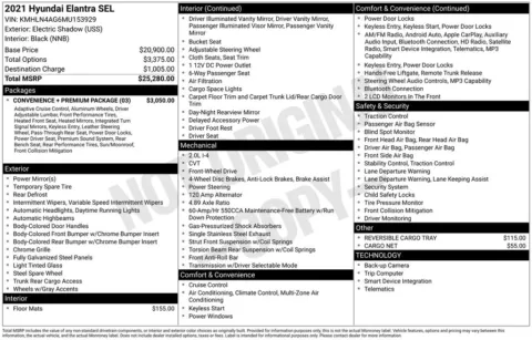 Photos of 2021 Hyundai Elantra SEL for sale in Hortonville, WI at Gregg Young Hortonville Ford