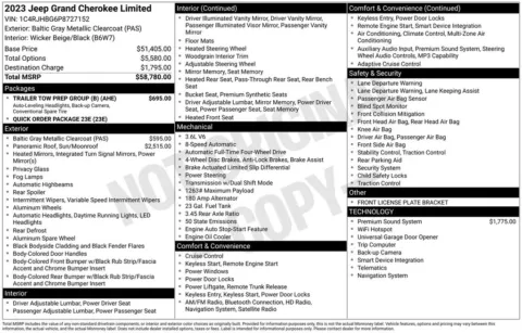 Photos of 2023 Jeep Grand Cherokee Limited for sale in Hortonville, WI at Gregg Young Hortonville Ford