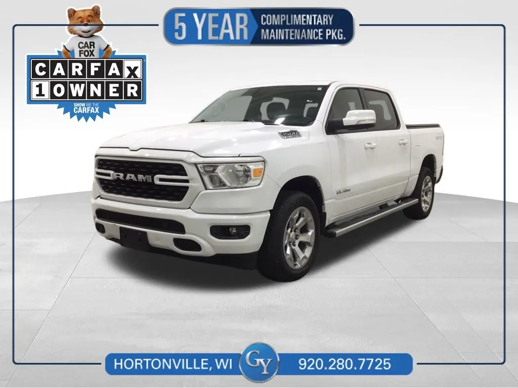 White 2022 Ram 1500 Big Horn/Lone Star for sale in Hortonville, WI
