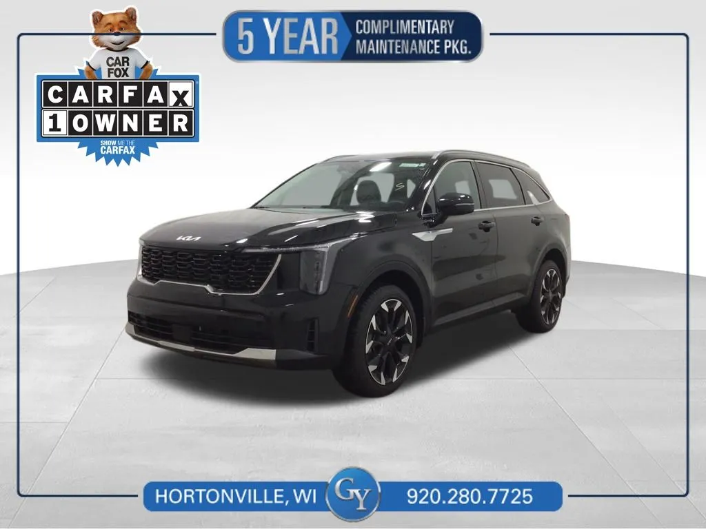 Black 2025 Kia Sorento X-Line EX for sale in Hortonville, WI