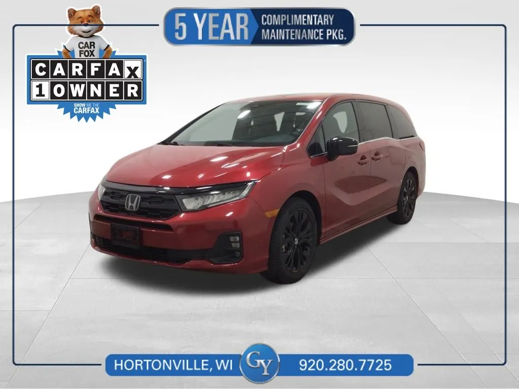 Red 2025 Honda Odyssey Sport-L for sale in Hortonville, WI