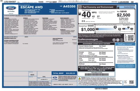 Photos of 2020 Ford Escape SE Sport Hybrid for sale in Hortonville, WI at Gregg Young Hortonville Ford