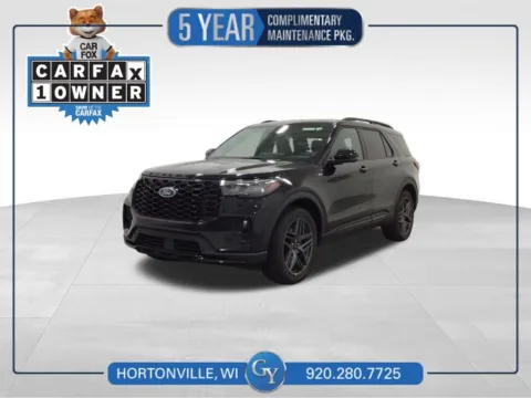 Black 2025 Ford Explorer ST-Line for sale in Hortonville, WI