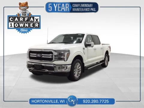 White 2024 Ford F-150 Lariat for sale in Hortonville, WI