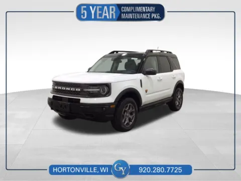 White 2024 Ford Bronco Sport Badlands for sale in Hortonville, WI