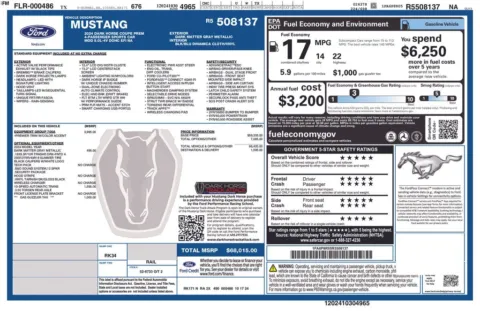 Photos of 2024 Ford Mustang Dark Horse for sale in Hortonville, WI at Gregg Young Hortonville Ford