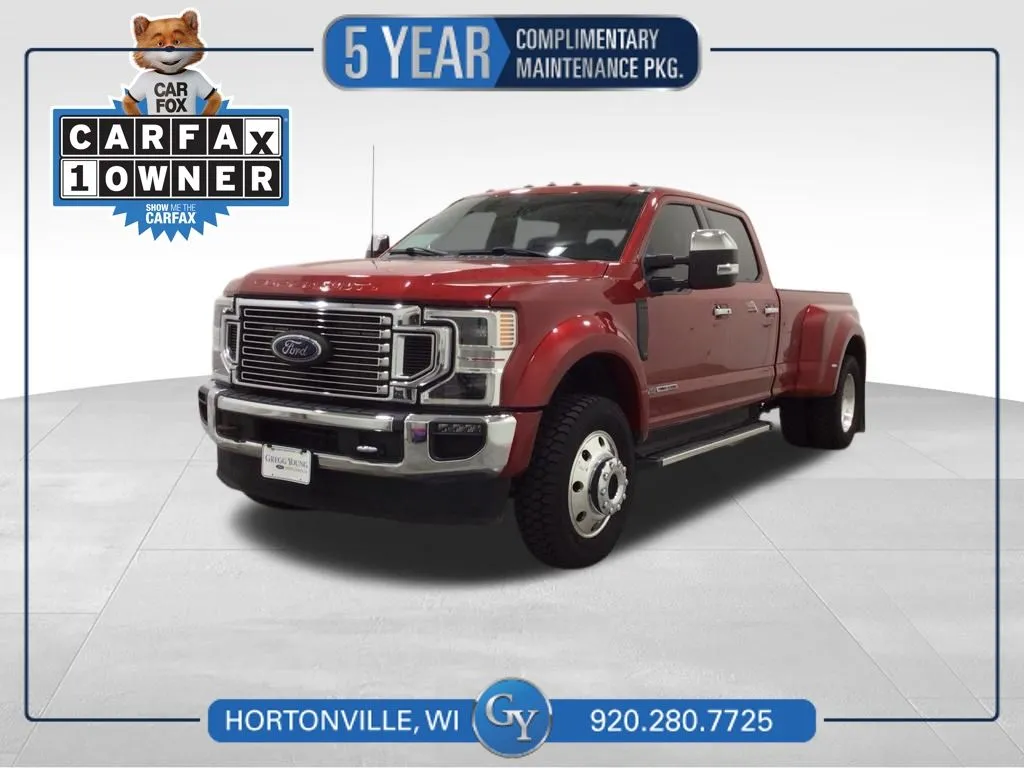 Red 2022 Ford F-450SD Lariat for sale in Hortonville, WI