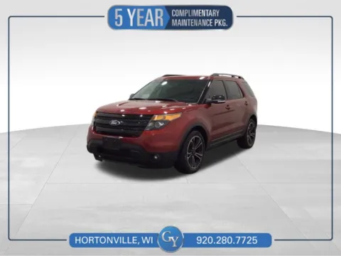 Red 2015 Ford Explorer Sport for sale in Hortonville, WI