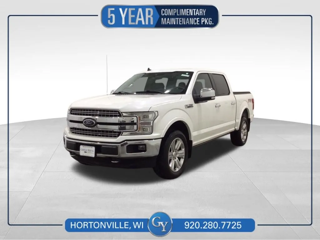 White 2019 Ford F-150 Lariat for sale in Hortonville, WI