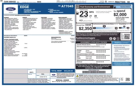 Photos of 2024 Ford Edge SEL for sale in Hortonville, WI at Gregg Young Hortonville Ford