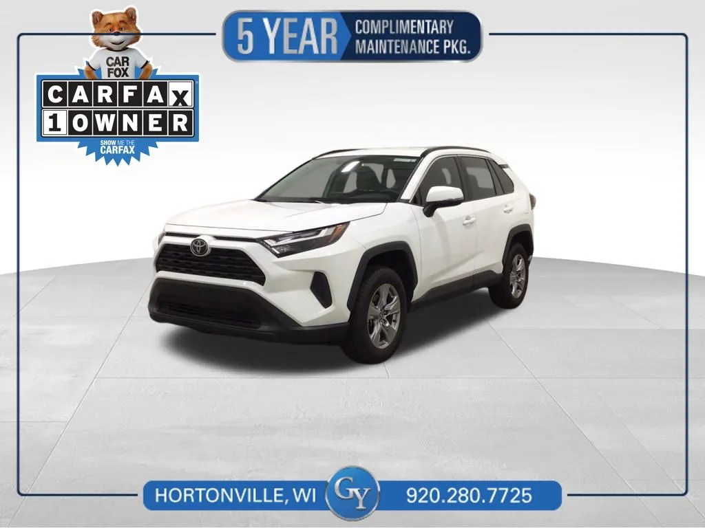White 2025 Toyota RAV4 XLE for sale in Hortonville, WI