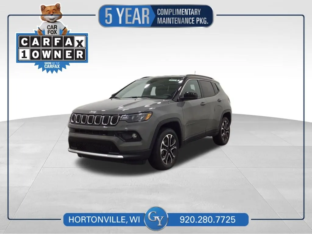 Gray 2023 Jeep Compass Limited for sale in Hortonville, WI