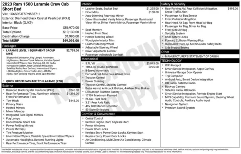 Photos of 2023 Ram 1500 Laramie for sale in Hortonville, WI at Gregg Young Hortonville Ford