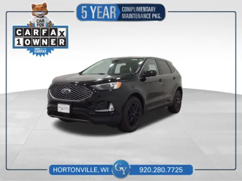 Black 2023 Ford Edge SEL for sale in Hortonville, WI