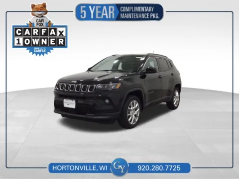 Black 2023 Jeep Compass Latitude Lux for sale in Hortonville, WI