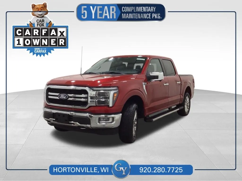 Red 2024 Ford F-150 Lariat for sale in Hortonville, WI