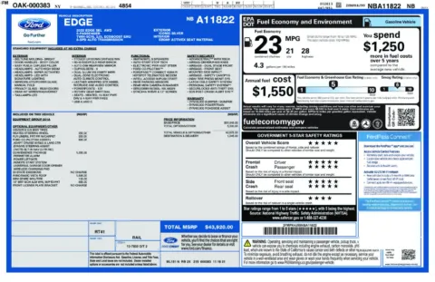 Photos of 2022 Ford Edge SEL for sale in Hortonville, WI at Gregg Young Hortonville Ford
