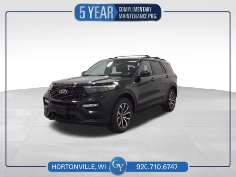 Black 2022 Ford Explorer ST-Line for sale in Hortonville, WI