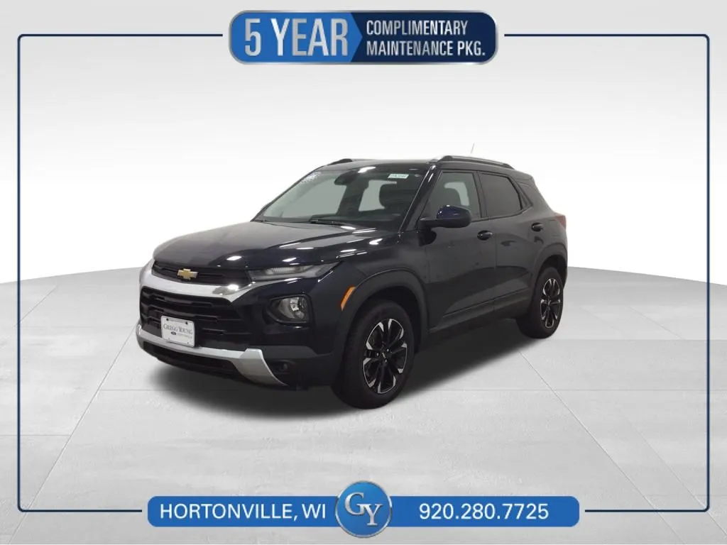 Blue 2021 Chevrolet TrailBlazer LT for sale in Hortonville, WI