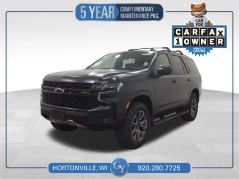 Black 2021 Chevrolet Tahoe Z71 for sale in Hortonville, WI