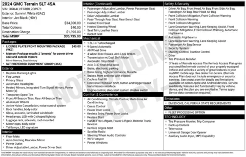 Photos of 2024 GMC Terrain SLT for sale in Hortonville, WI at Gregg Young Hortonville Ford