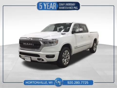 White 2023 Ram 1500 Limited for sale in Hortonville, WI
