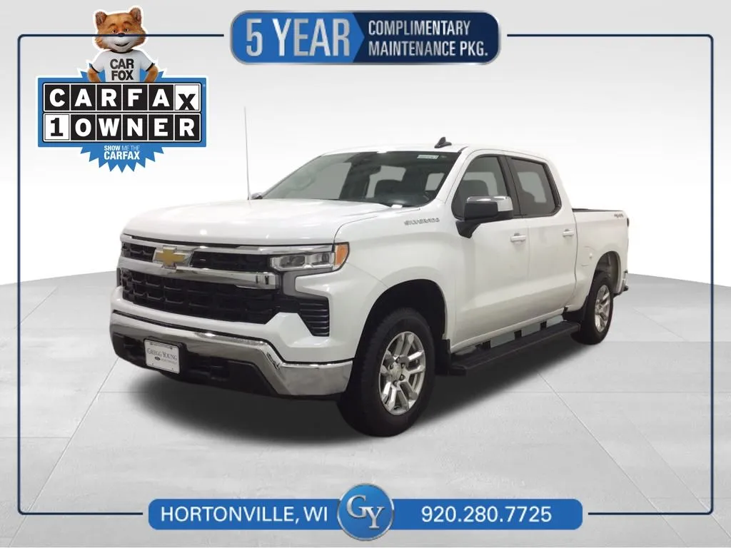 White 2023 Chevrolet Silverado 1500 LT for sale in Hortonville, WI