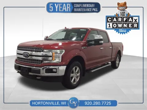 Red 2018 Ford F-150 Lariat for sale in Hortonville, WI
