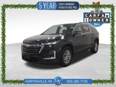 Black 2023 Chevrolet Traverse LT for sale in Hortonville, WI