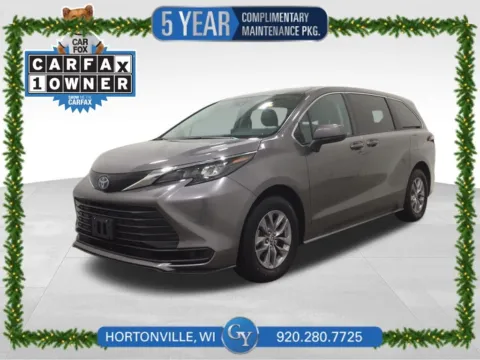 Gray 2024 Toyota Sienna LE for sale in Hortonville, WI