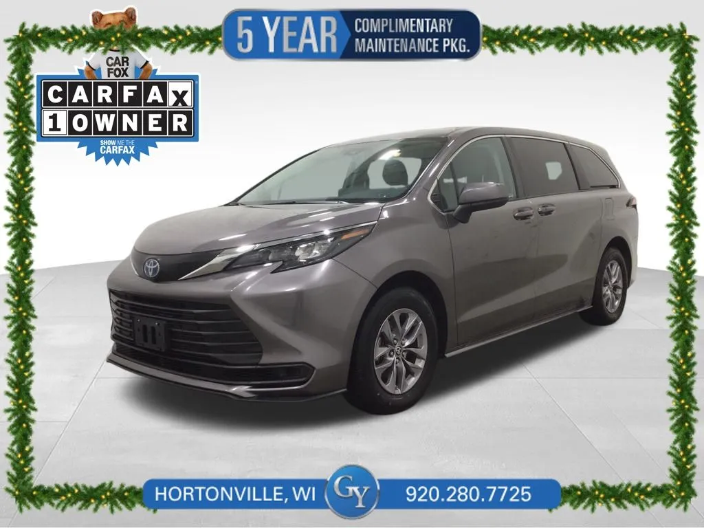 Gray 2024 Toyota Sienna LE for sale in Hortonville, WI