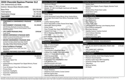 Photos of 2020 Chevrolet Equinox Premier for sale in Ottumwa, IA at Gregg Young Toyota of Ottumwa