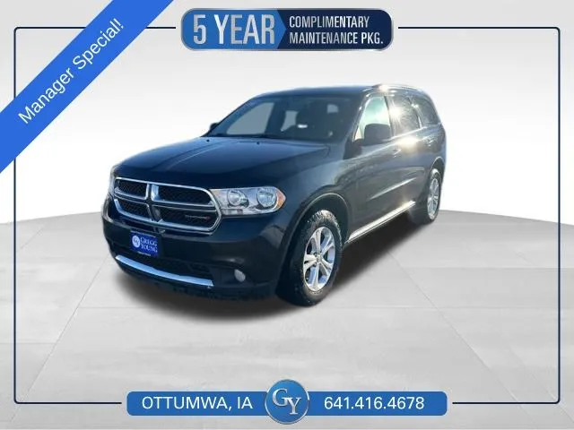 Black 2013 Dodge Durango Crew for sale in Ottumwa, IA