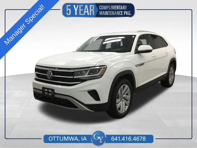 White 2023 Volkswagen Atlas Cross Sport 2.0T SE w/Technology for sale in Ottumwa, IA