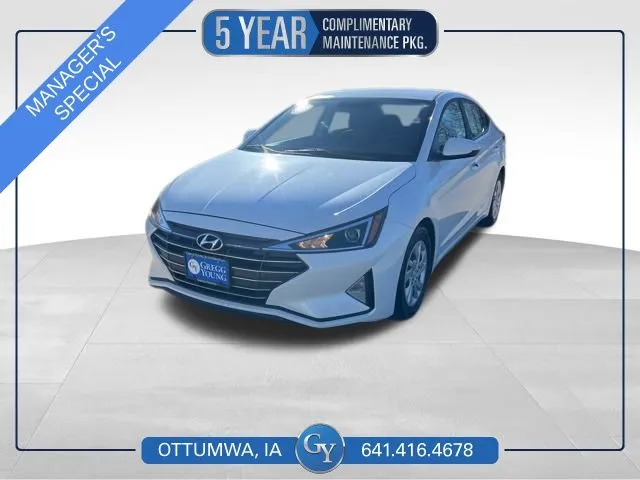 White 2019 Hyundai Elantra SE for sale in Ottumwa, IA