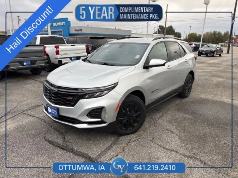 Silver 2022 Chevrolet Equinox RS for sale in Ottumwa, IA