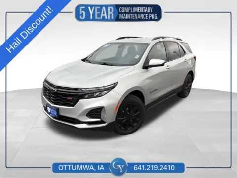 Silver 2022 Chevrolet Equinox RS for sale in Ottumwa, IA
