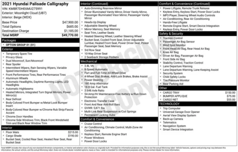 Photos of 2021 Hyundai Palisade Calligraphy for sale in Ottumwa, IA at Gregg Young Toyota of Ottumwa