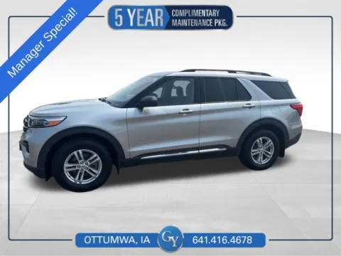 Silver 2023 Ford Explorer XLT for sale in Ottumwa, IA