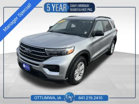 Silver 2022 Ford Explorer XLT for sale in Ottumwa, IA