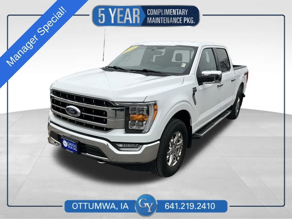White 2023 Ford F-150 Lariat for sale in Ottumwa, IA