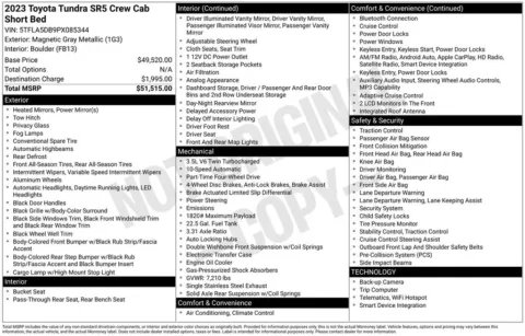 Photos of 2023 Toyota Tundra SR5 for sale in Ottumwa, IA at Gregg Young Toyota of Ottumwa