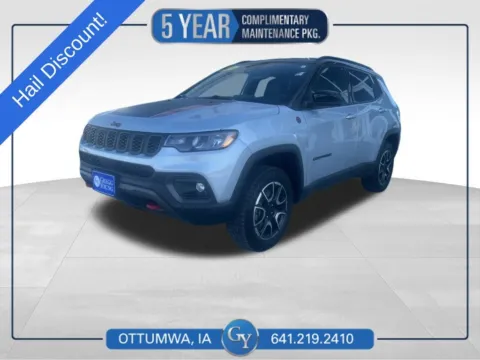 Silver 2024 Jeep Compass Trailhawk for sale in Ottumwa, IA