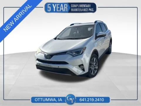 White 2016 Toyota RAV4 Limited for sale in Ottumwa, IA