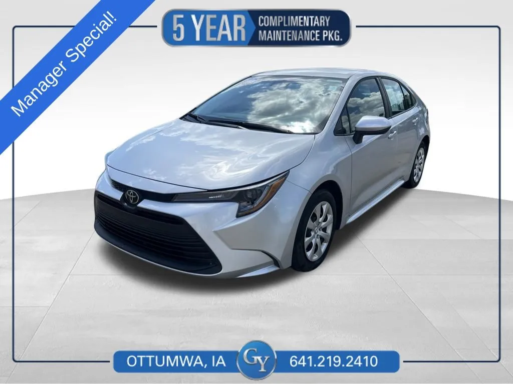 Silver 2026 Toyota Corolla LE for sale in Ottumwa, IA